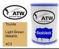 Preview: Toyota, Light Brown Metallic, 4C3: 500ml Lackdose, von ATW Autoteile West.